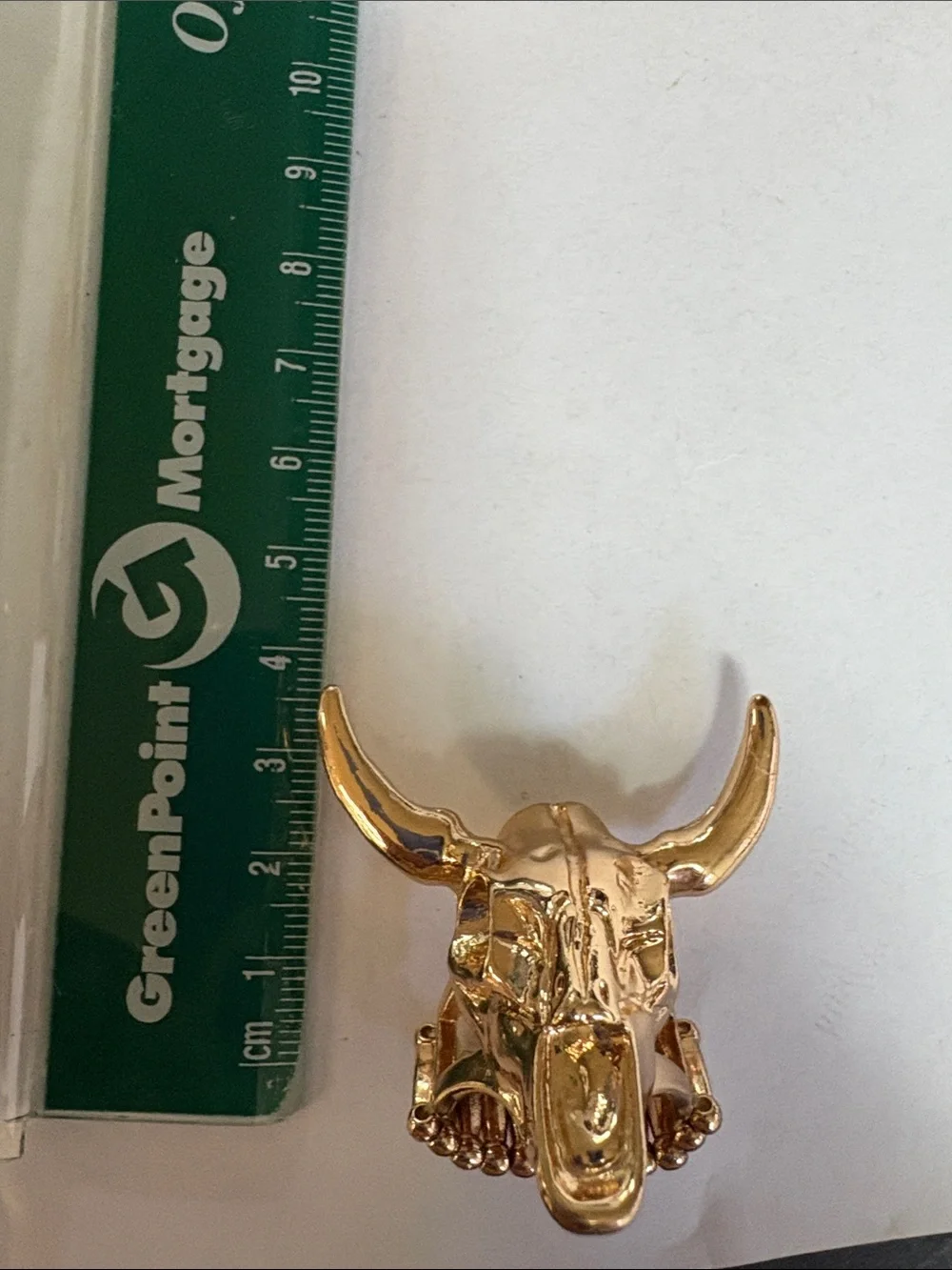 Unbranded | Accessories | Gold Longhorn Skull Stretch Ring | Poshmark